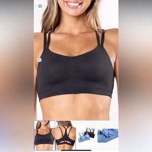 PARAGON Double Strap Black Bra